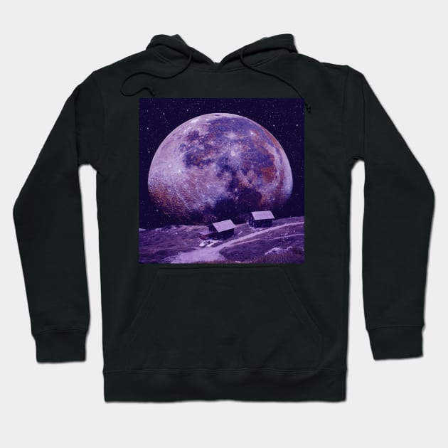 Full Moon Vibes Hoodie by RiddhiShah